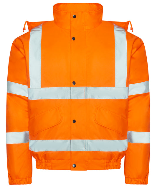 PRO RTX High Visibility Bomber Jacket - Orange