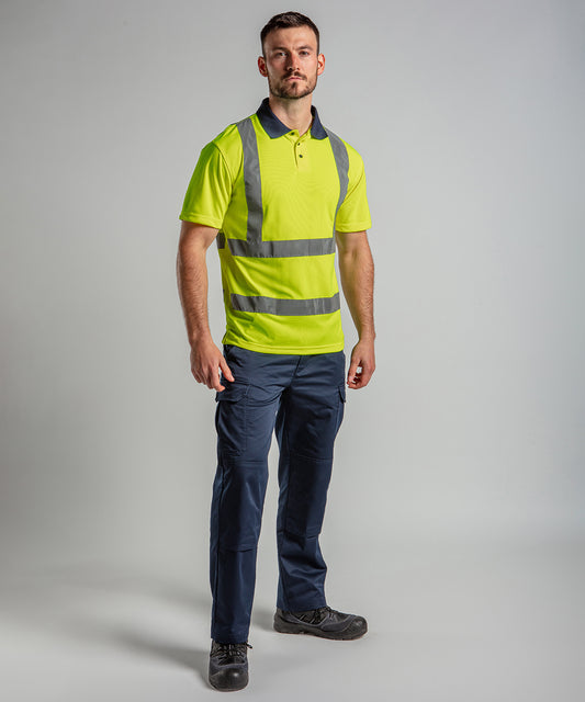 PRO TRX High Visibility Polo - Yellow