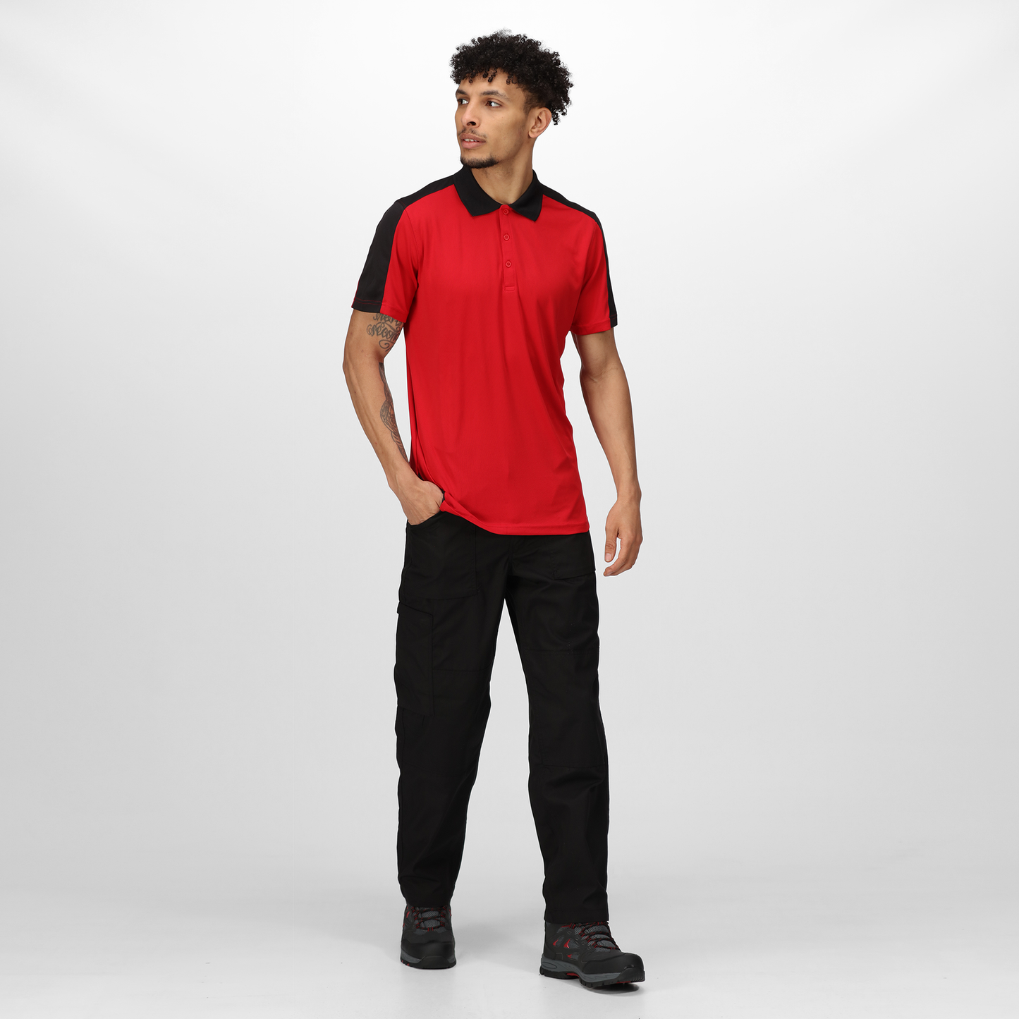 Contrast Wicking Polo