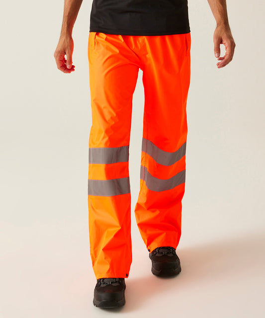 Regatta High Visibility Pro Pack Away Trousers - Orange