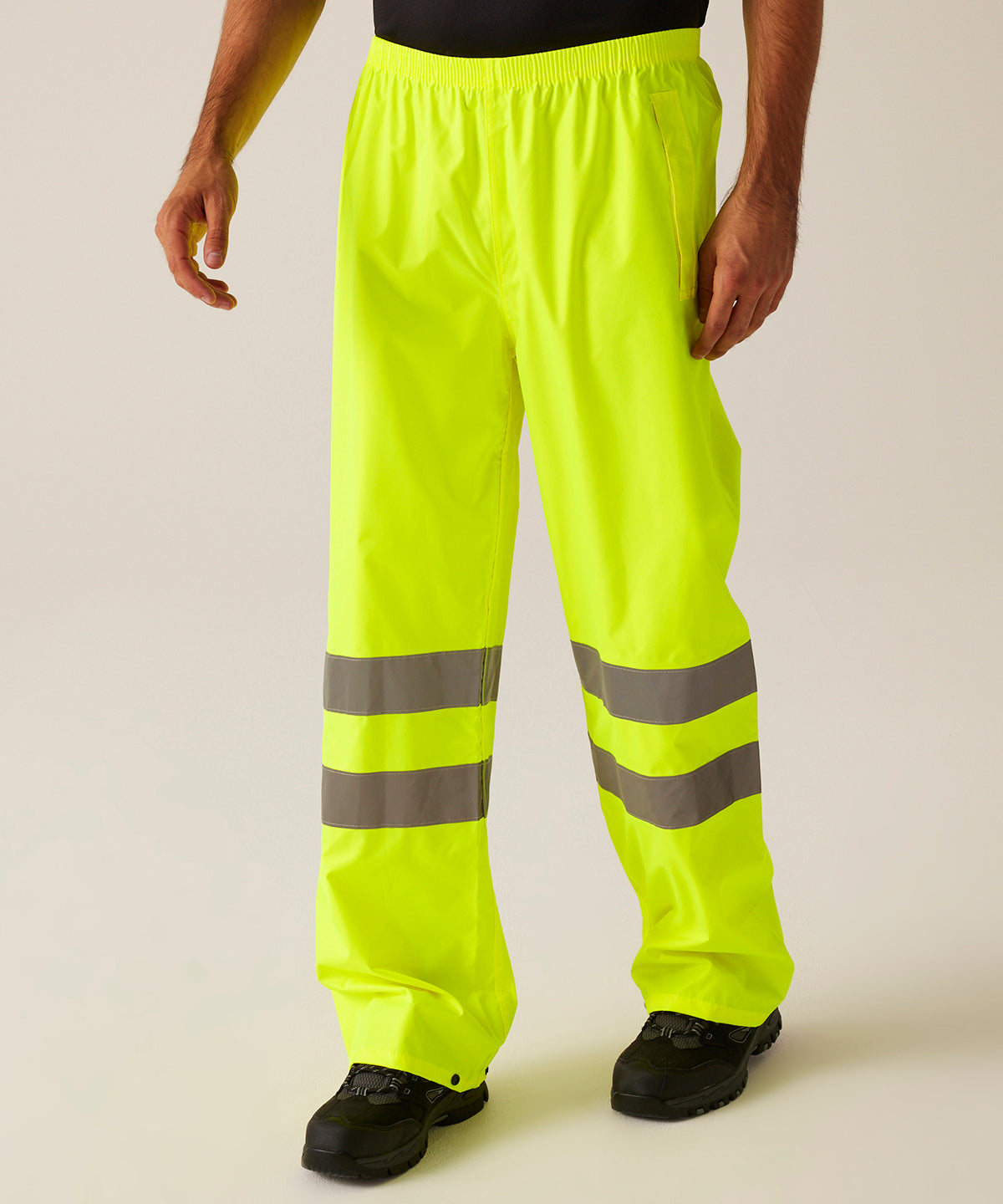 Regatta High Visibility Pro Pack Away Trousers - Yellow