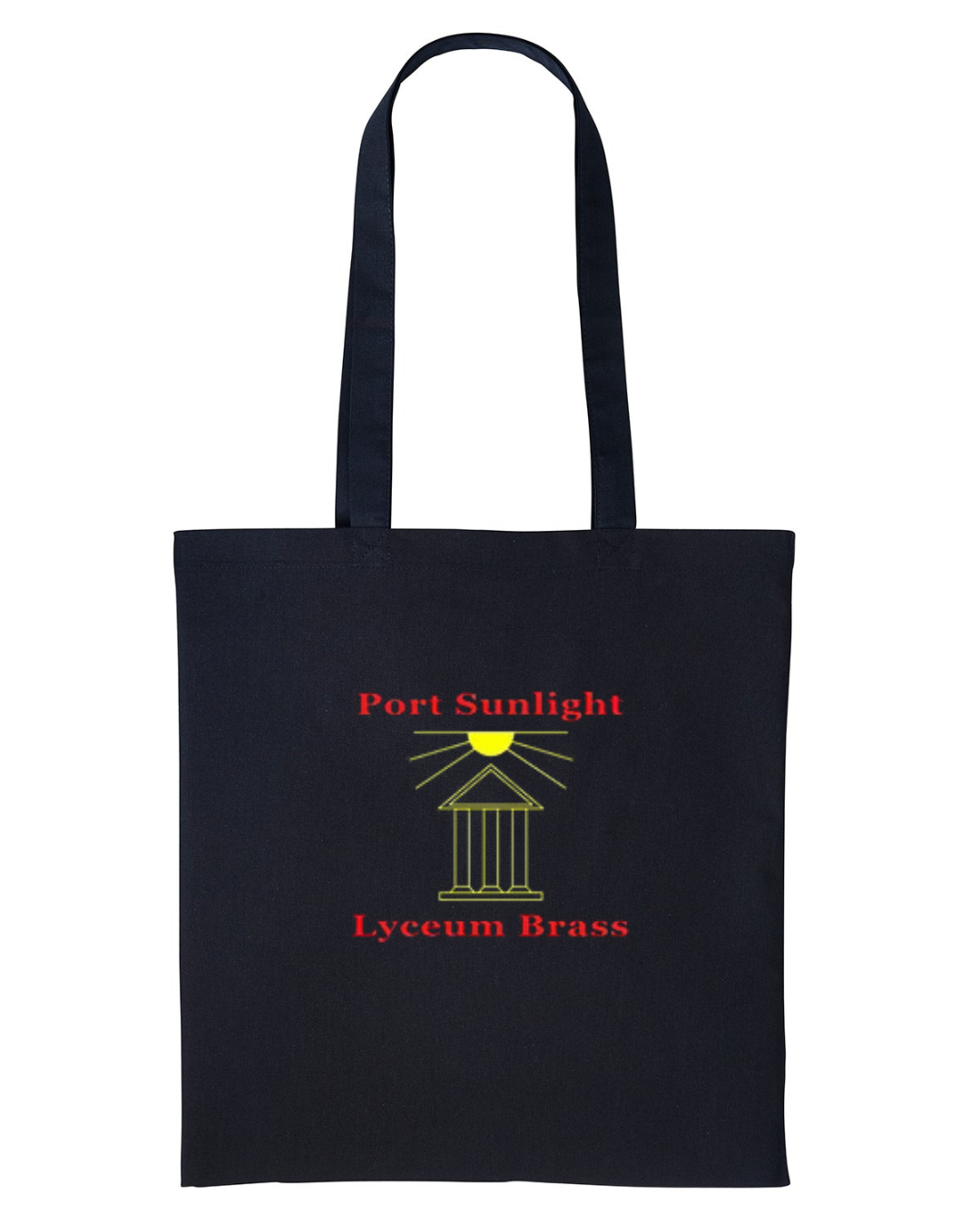 Long handle Cotton Tote Bag with Port Sunlight logo