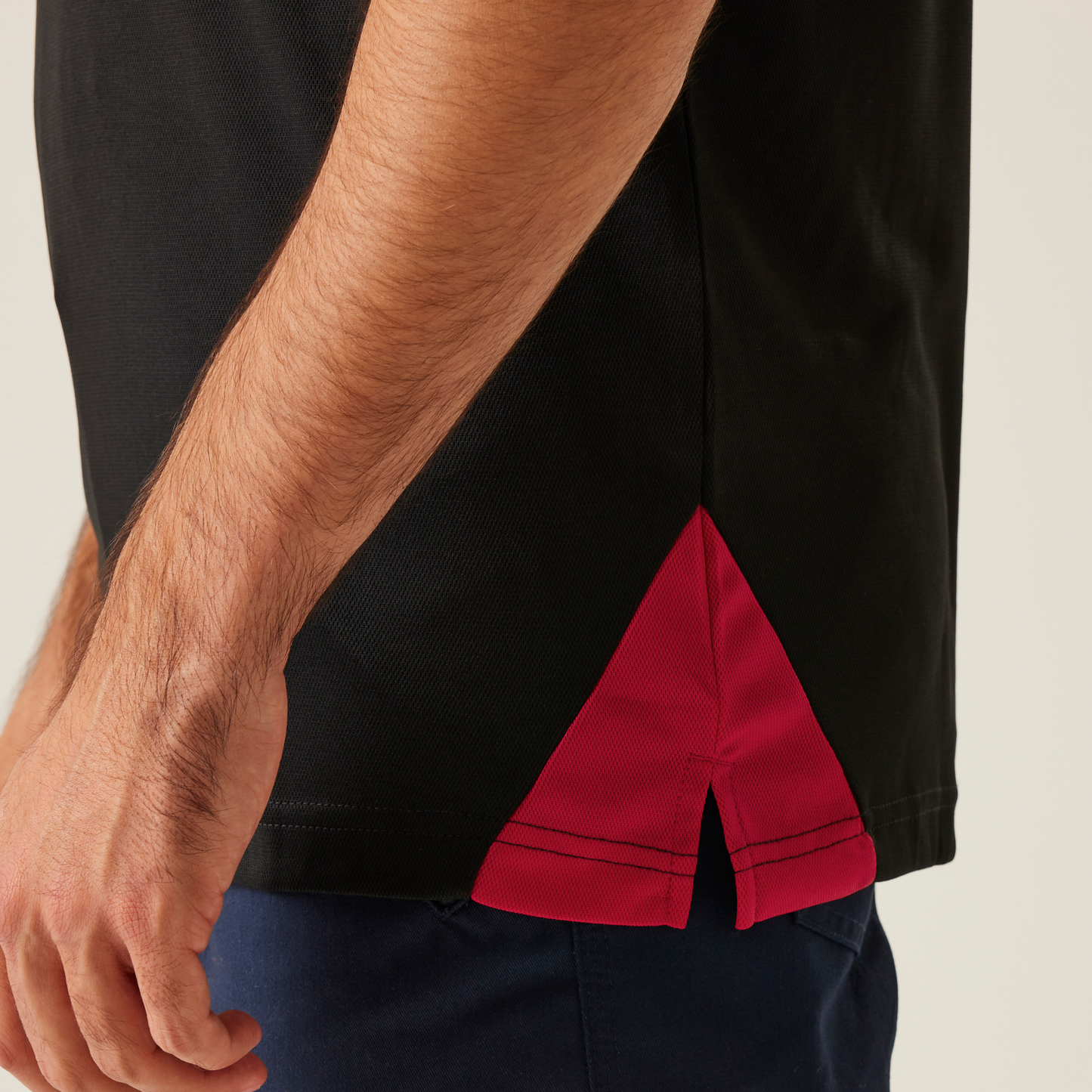 Contrast Wicking Polo
