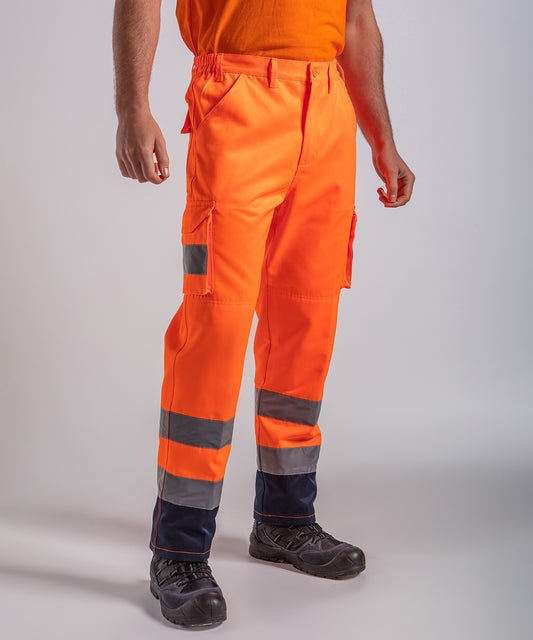 Pro RTX High Visibility Cargo Trouser - Orange