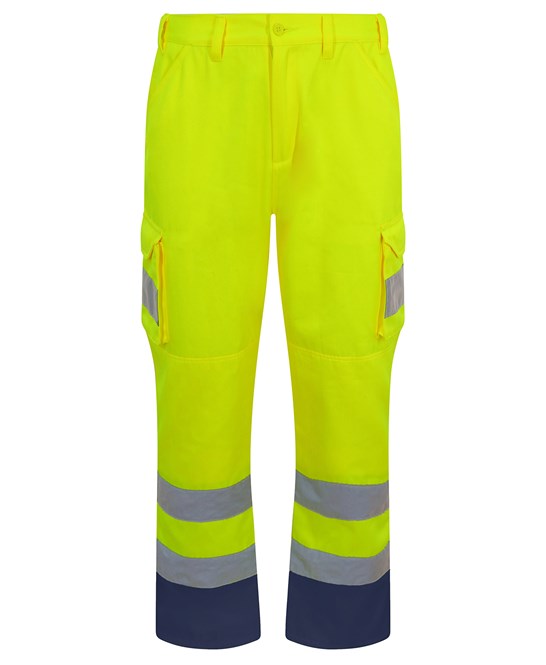 Pro RTX High Visibility Cargo Trouser - Yellow