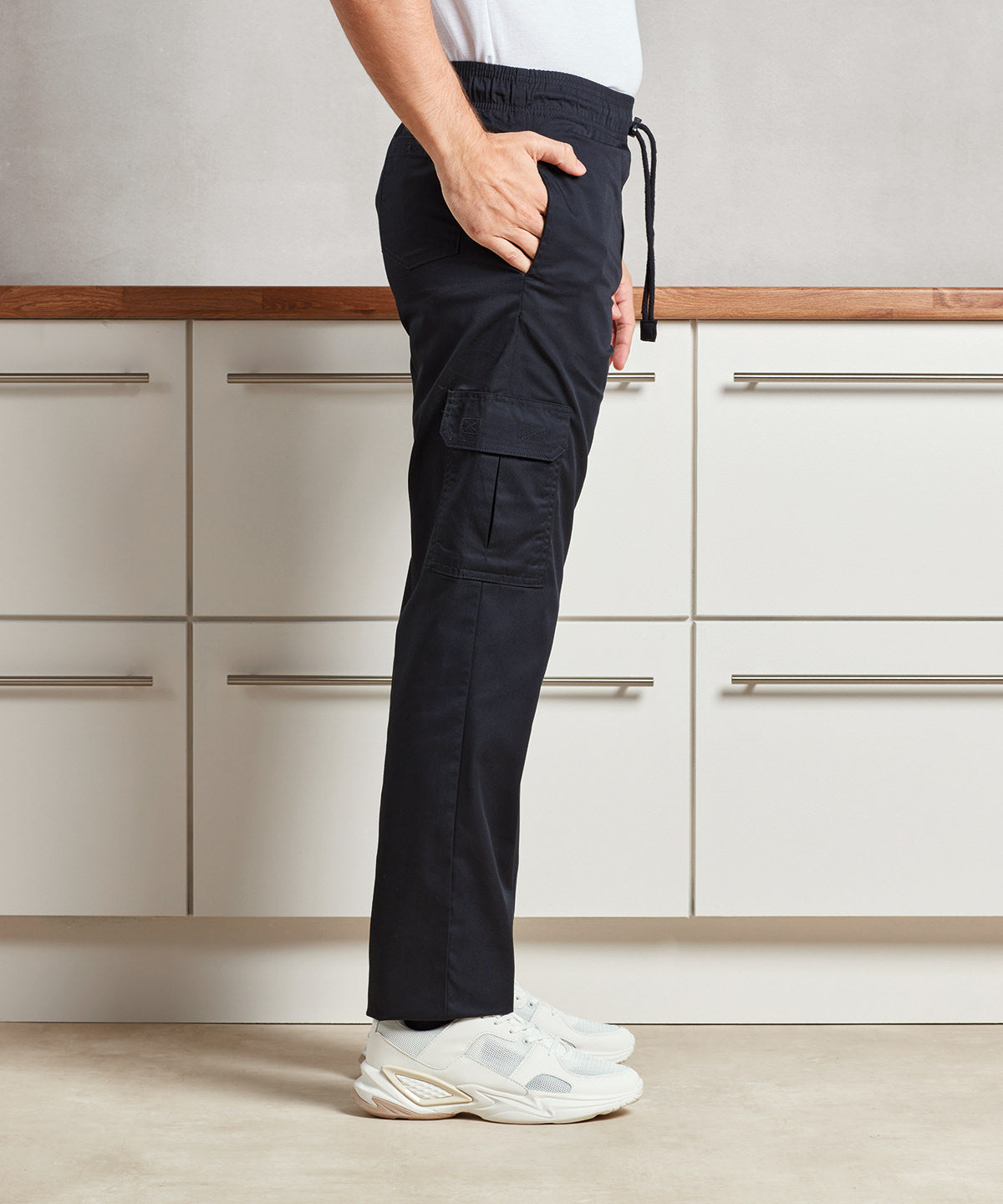Chef's Essential Cargo Pocket Trousers - Black