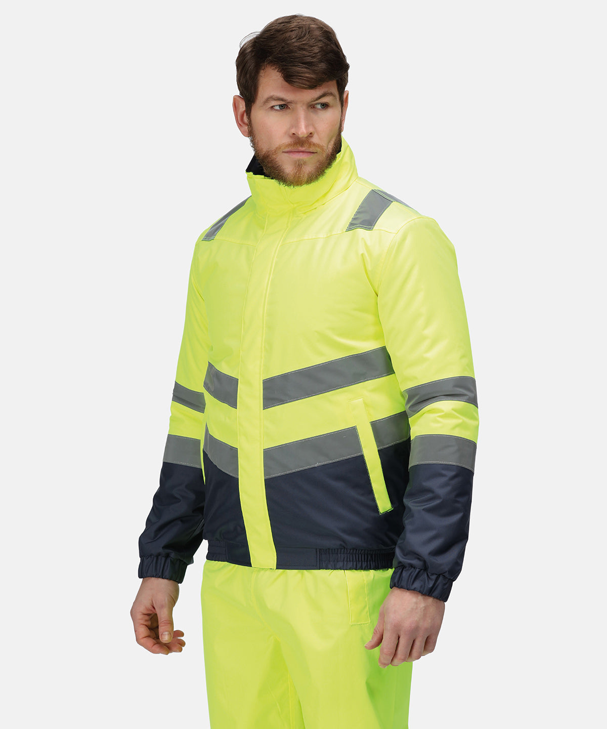 Regatta High Visibility Classic Bomber Jacket - Yellow