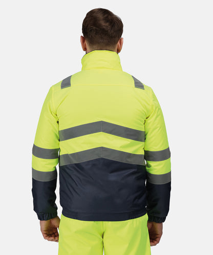 Regatta High Visibility Classic Bomber Jacket - Yellow