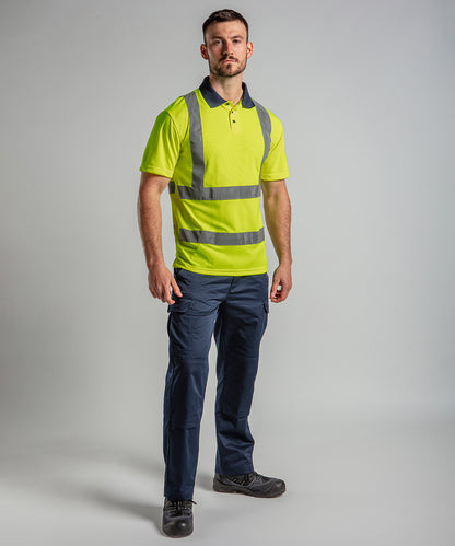 PRO TRX High Visibility Polo - Yellow