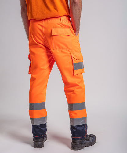 Pro RTX High Visibility Cargo Trouser - Orange
