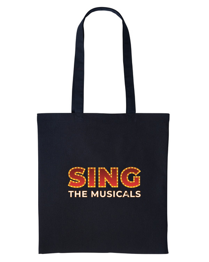 Long handle Cotton Tote Bag with Sing logo