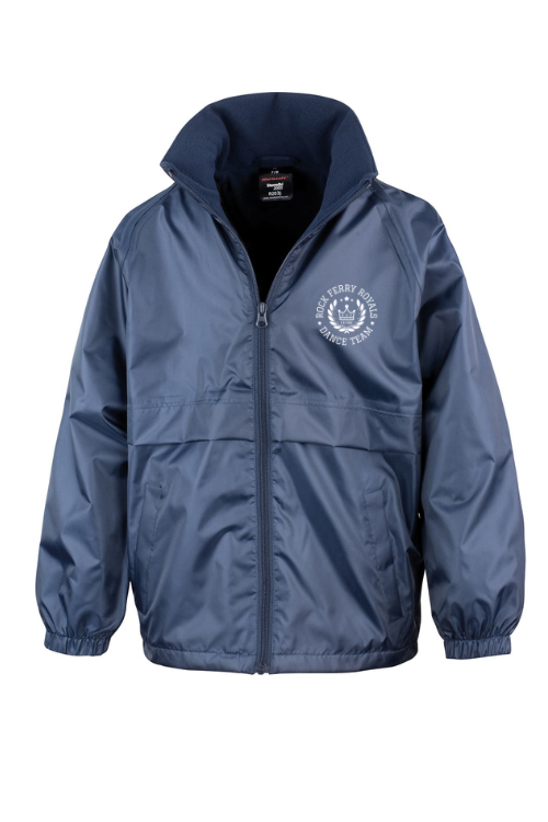 Rock Ferry Royals - Navy Rain Jacket
