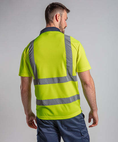 PRO TRX High Visibility Polo - Yellow